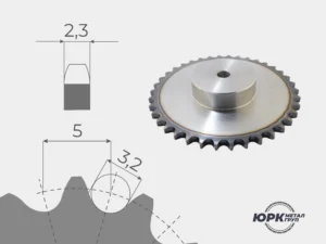 зірочка 03В одностороння маточина