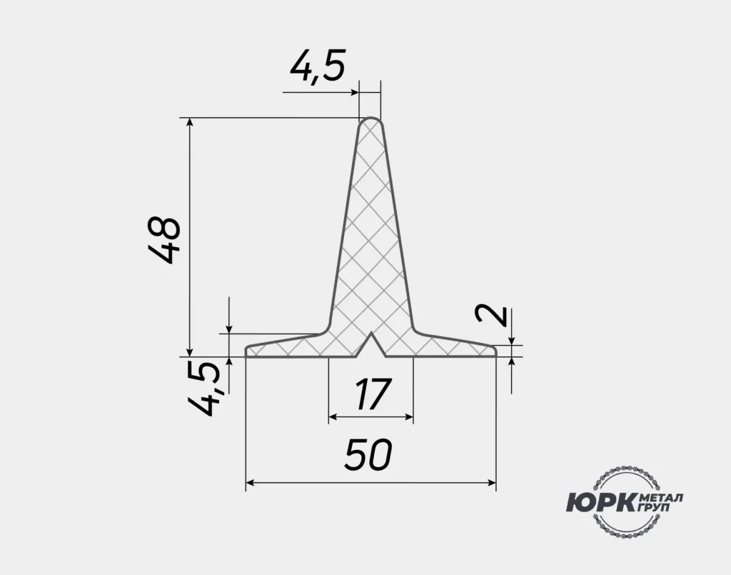 Чертеж шеврона