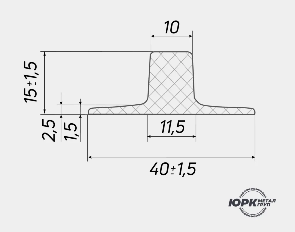 Чертеж шеврона
